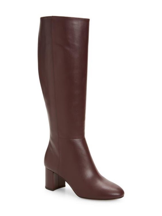Stuart Weitzman Shoes - New Stuart Weitzman Celina Zip Leather Knee High Boot Sz 8